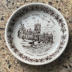 Vintage “Le Vieux Old Quebec” Wood & Sons-English Ironstone-Chateau Frontenac